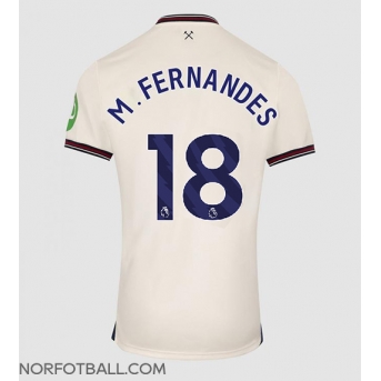 Billige Fotballdrakt West Ham United Mateus Fernandes #18 Replika Bortedrakt 2025-26 Kortermet